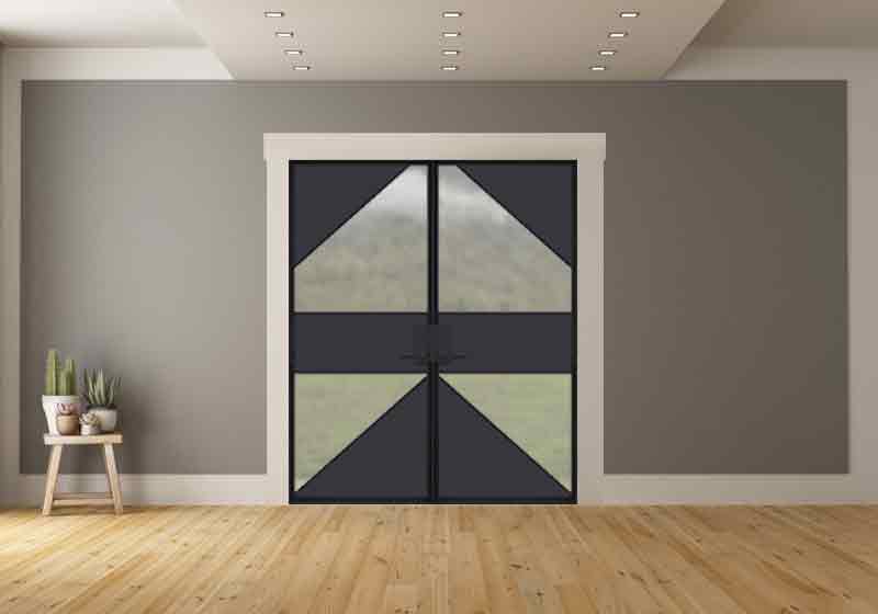 Swell Exterior Double Door Rustica